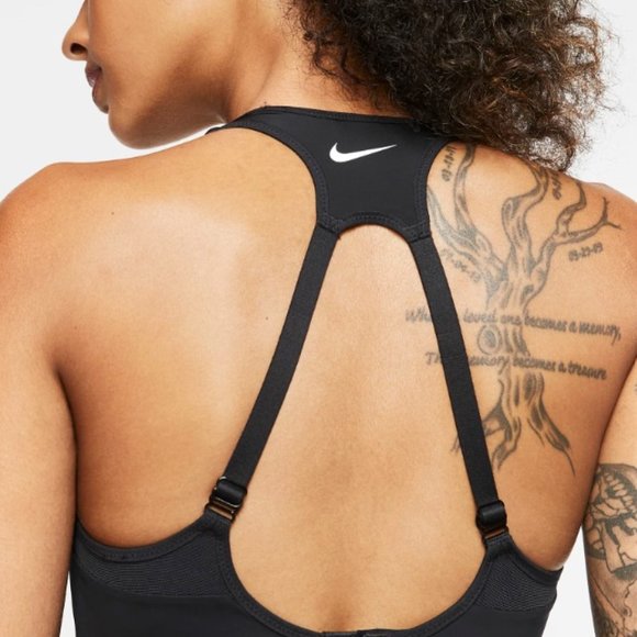 Nike Women's Alpha Black Dri-FIT High Impact Sports Bra Size MEDIUM A-C - Picture 4 of 5